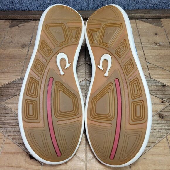 Olukai Moku Pae Shoes Mens 9 Grey Sneakers Mesh Slip On Comfort Casual‎ Sneakers - Picture 8 of 11